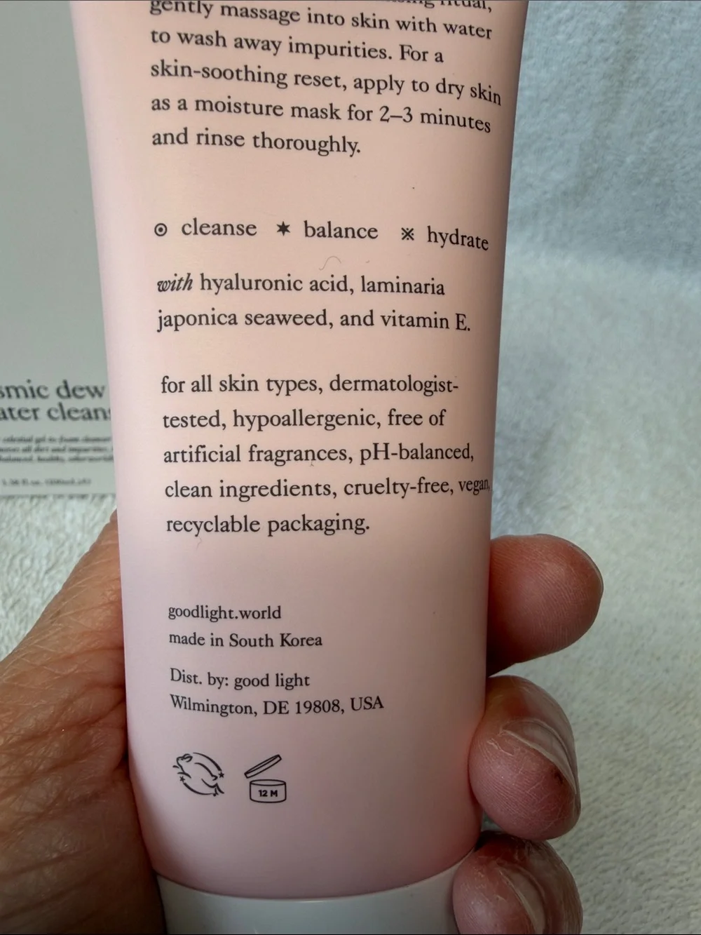 🍄5 for $35🍄 Good Light Cosmic Dew Water Cleanser